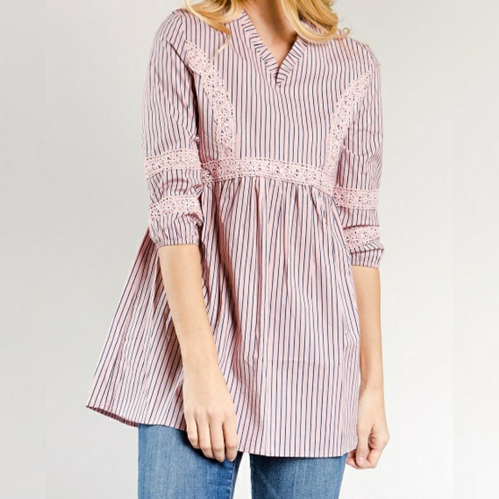 Stripe Long Sleeve Top